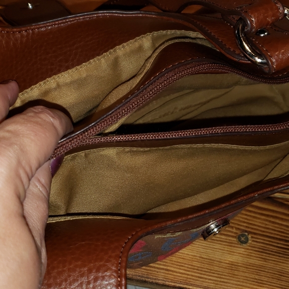 Authentic Etienne Aigner Logo Satchel Bag - Picture 6 of 7